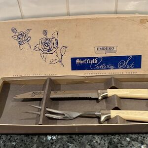 Vintage Regent Sheffield Cutlery Set In Original Box